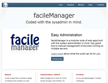 Tablet Screenshot of facilemanager.com
